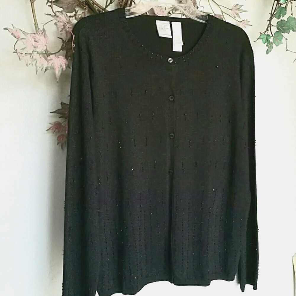 Black Sparkle cardigan